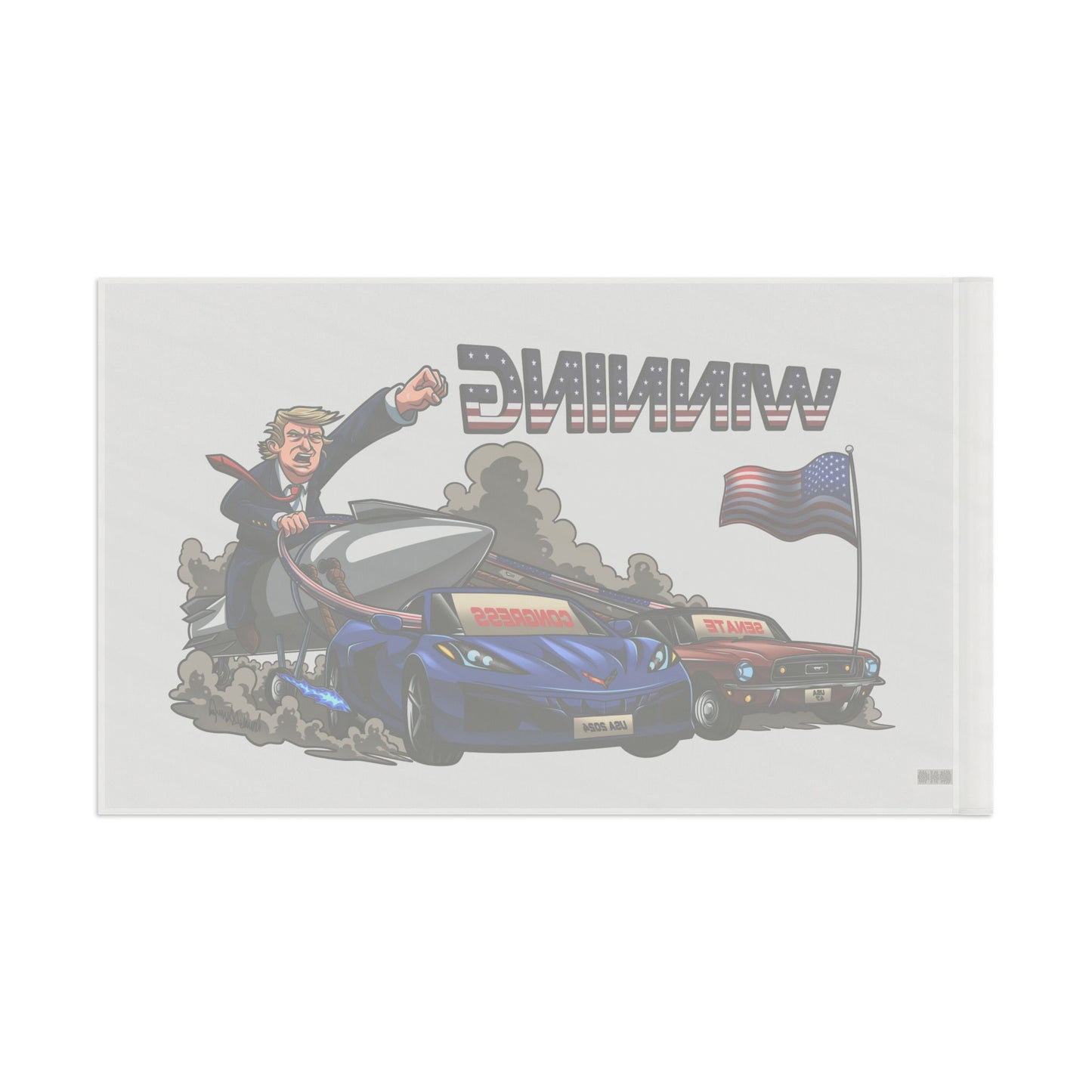 Winning Donald Trump Political Flag