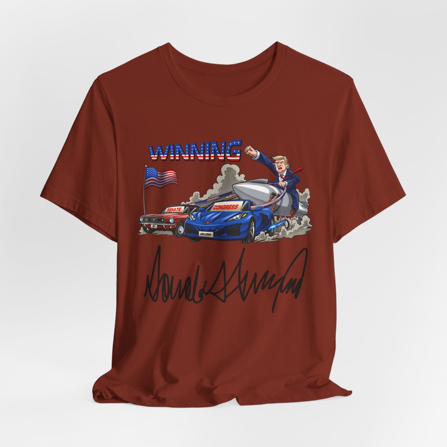 Trump Winning Unisex Tee with Signature