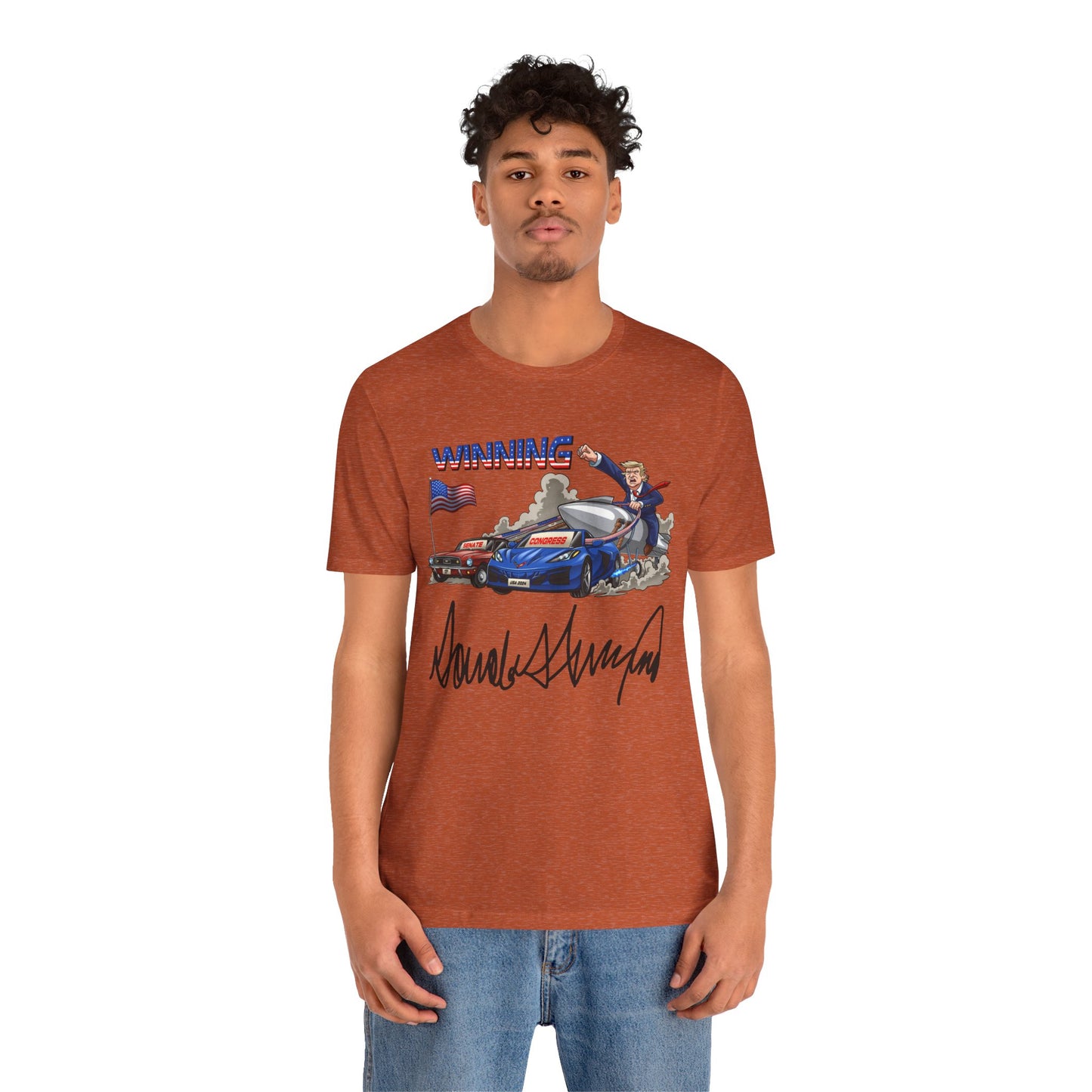 Trump Winning Unisex Tee with Signature