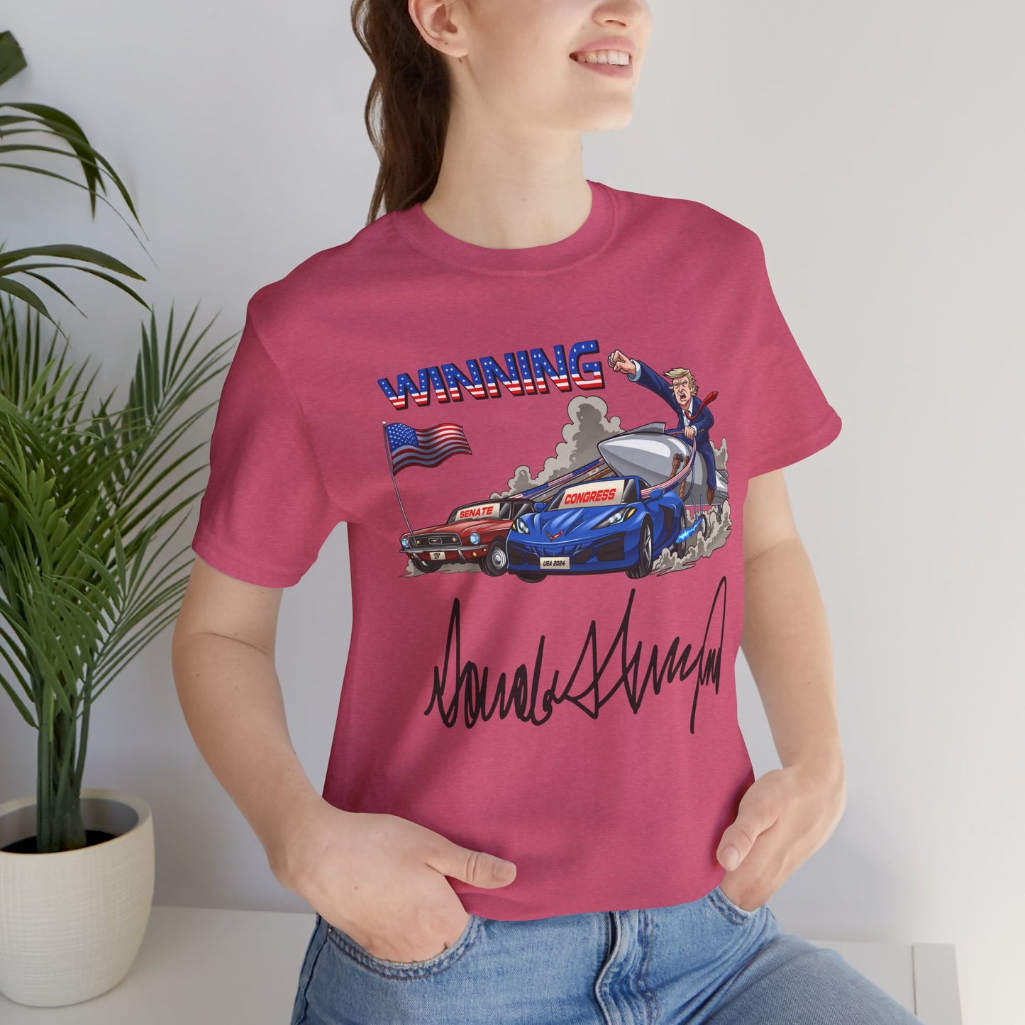 Trump Winning Unisex Tee with Signature