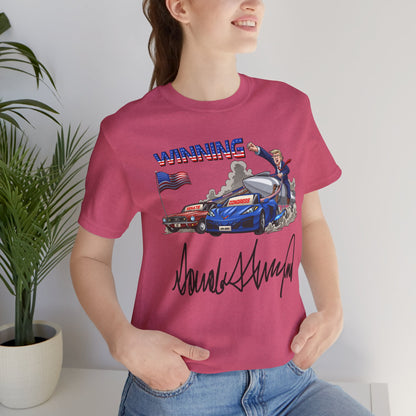 Trump Winning Unisex Tee with Signature