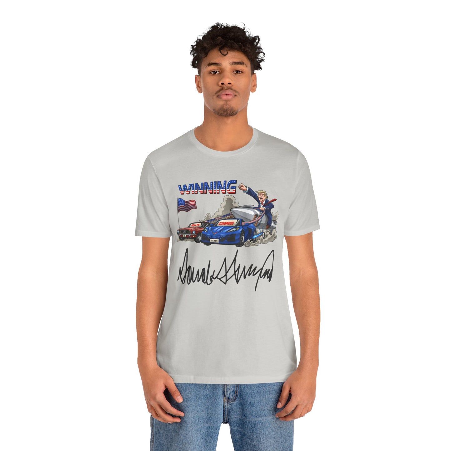 Trump Winning Unisex Tee with Signature