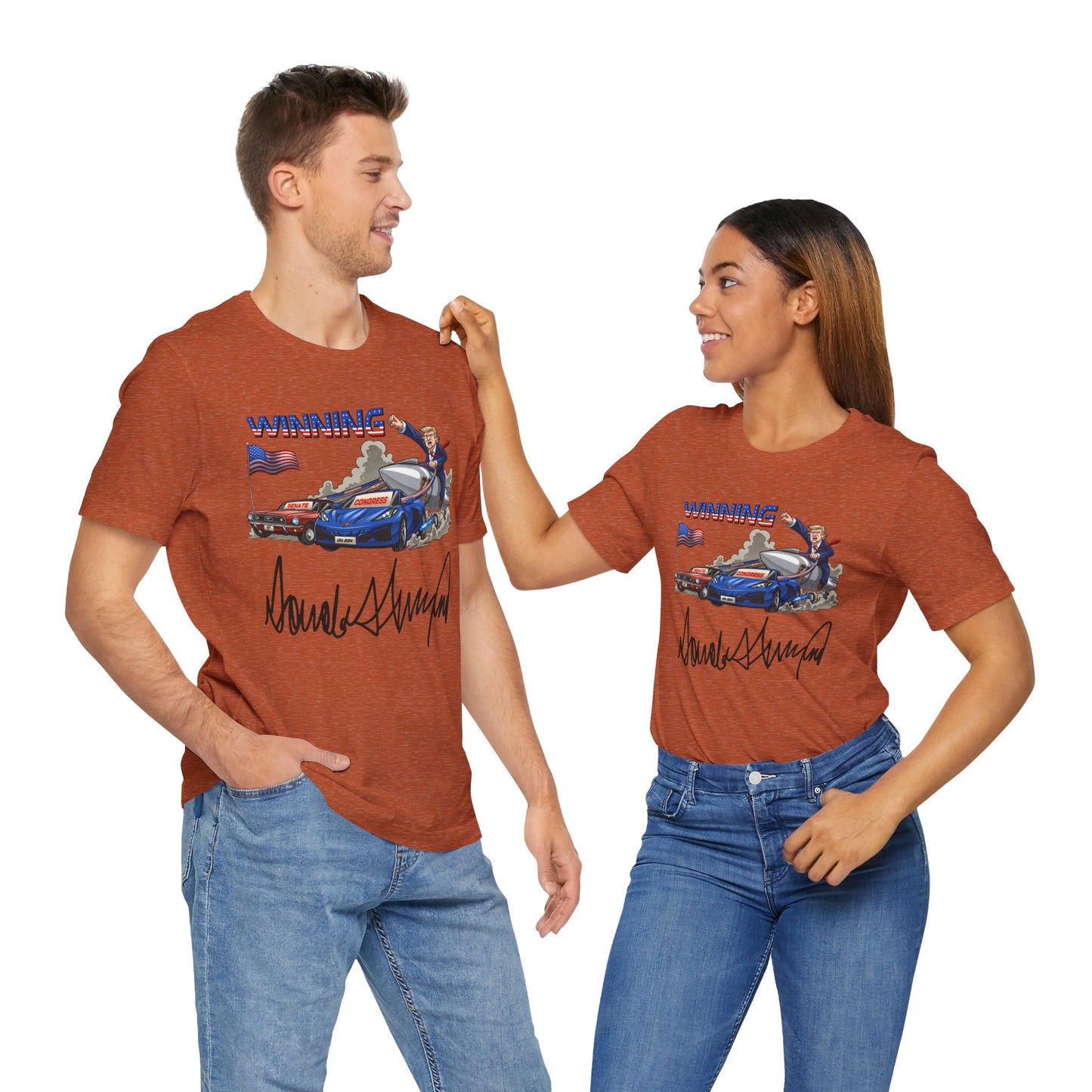 Trump Winning Unisex Tee with Signature