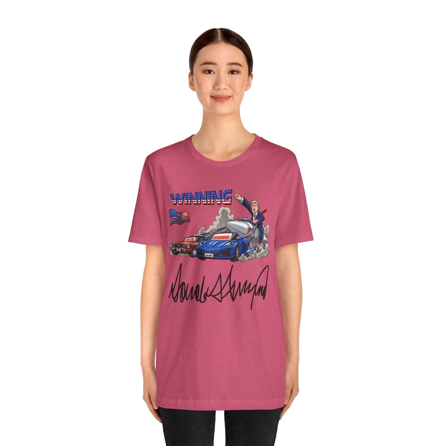 Trump Winning Unisex Tee with Signature