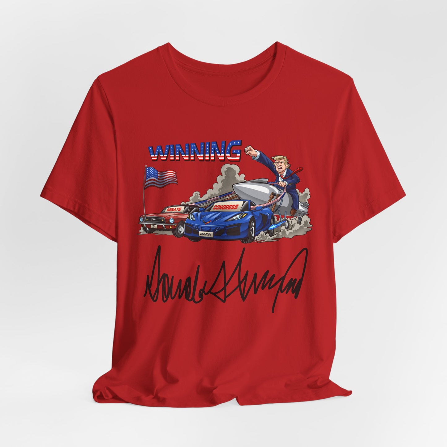 Trump Winning Unisex Tee with Signature