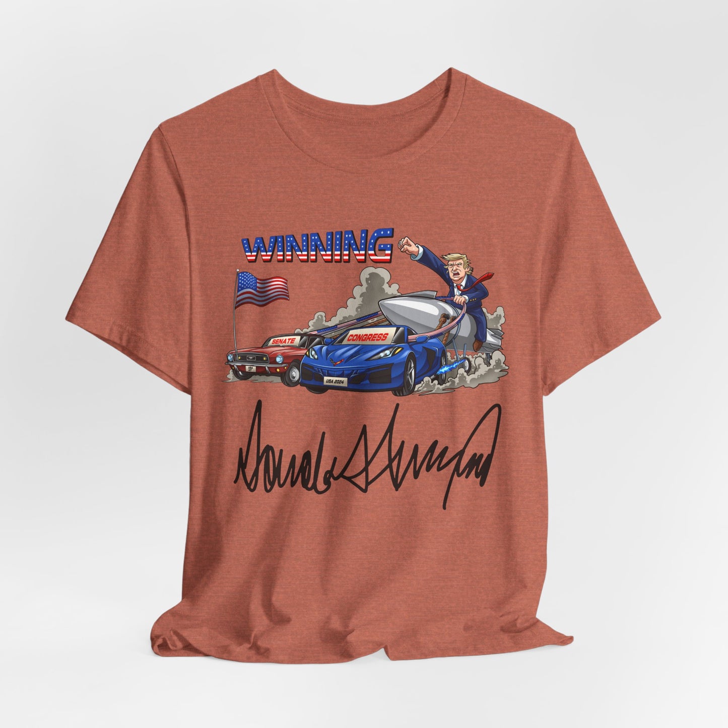 Trump Winning Unisex Tee with Signature