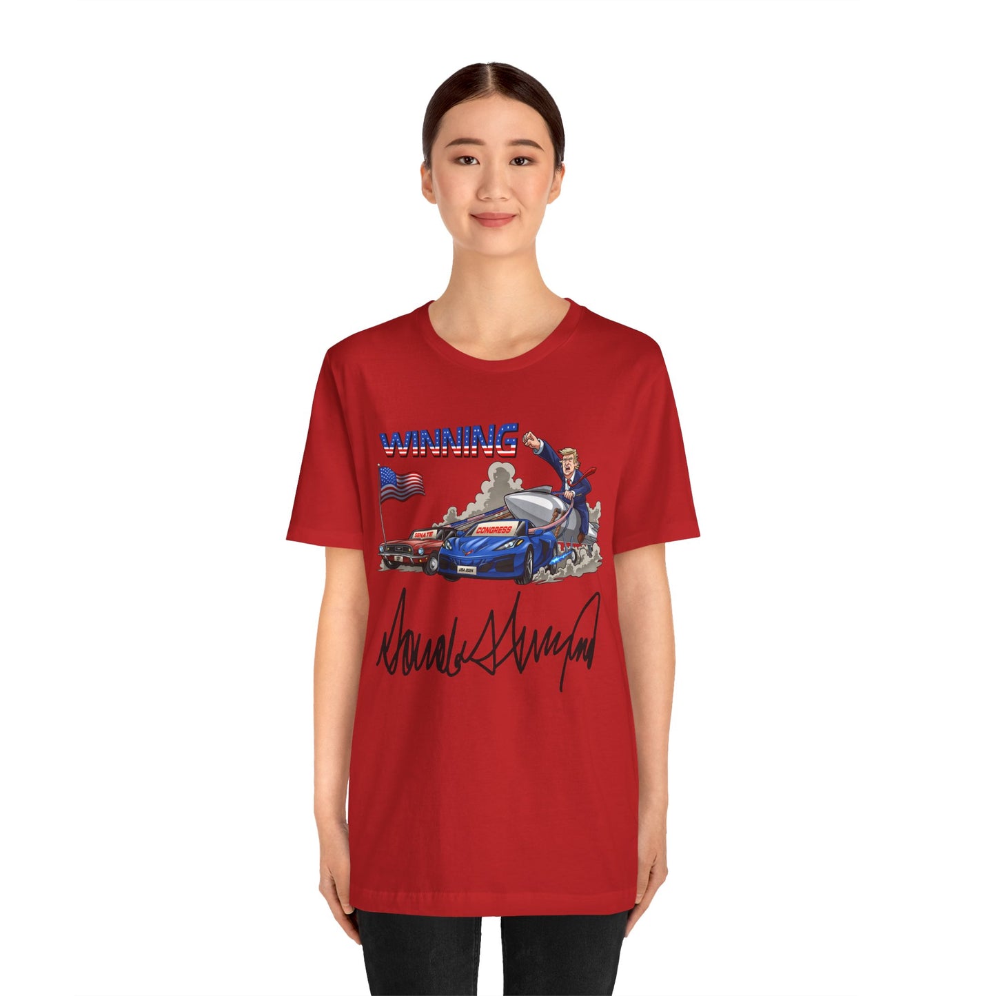 Trump Winning Unisex Tee with Signature