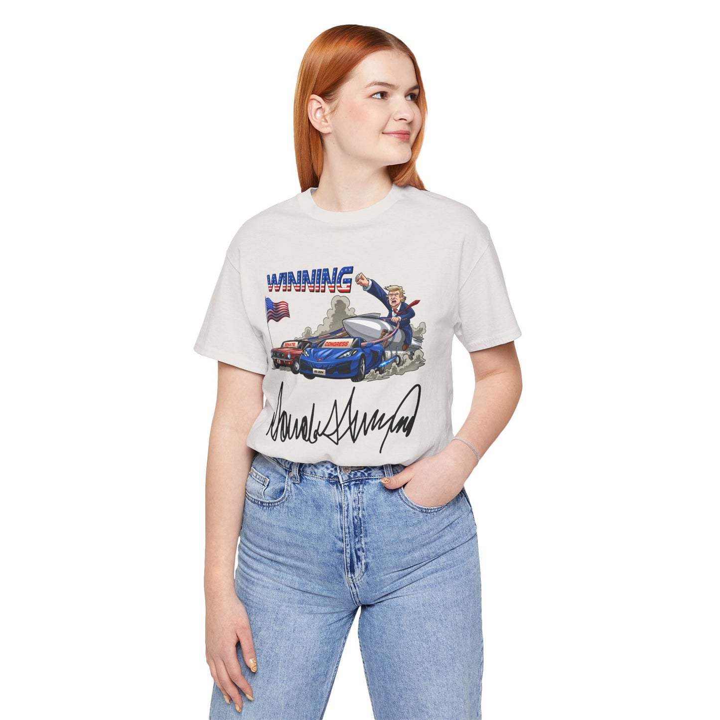 Trump Winning Unisex Tee with Signature