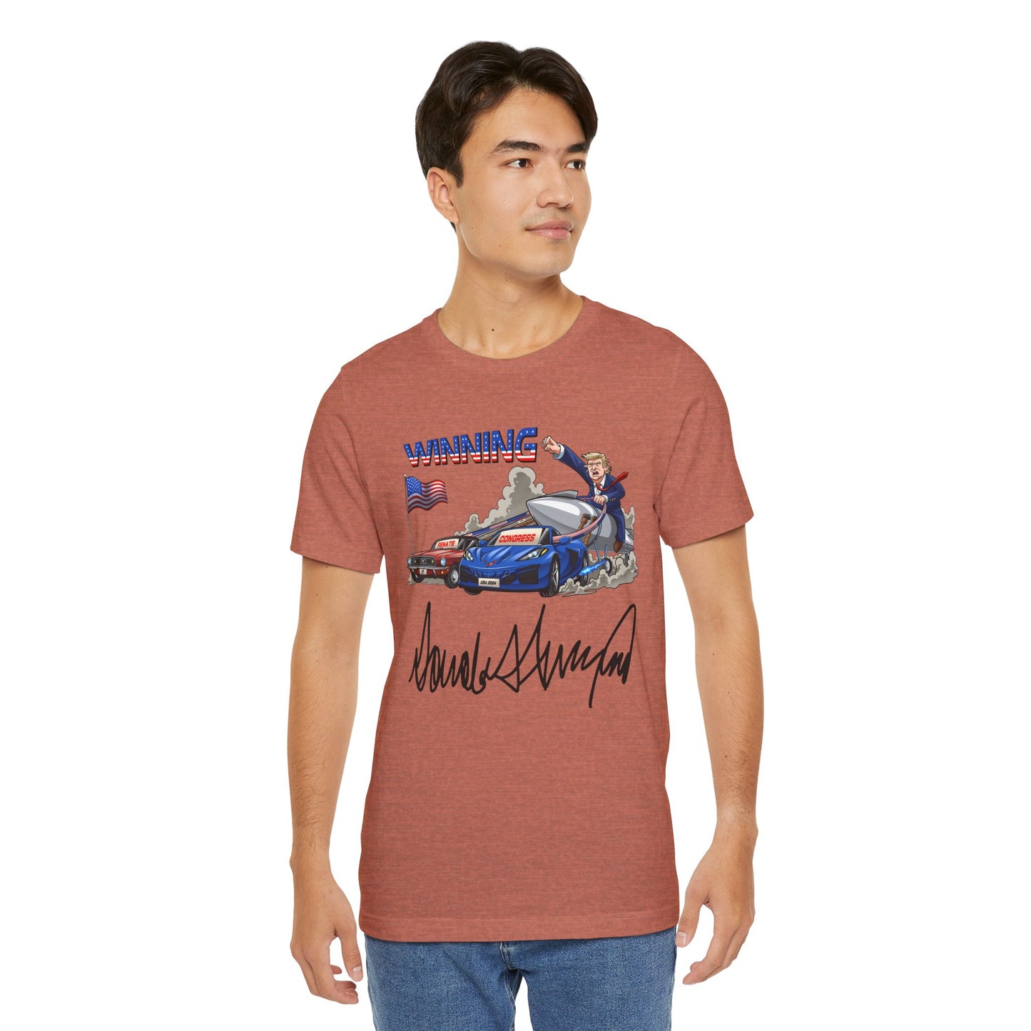 Trump Winning Unisex Tee with Signature