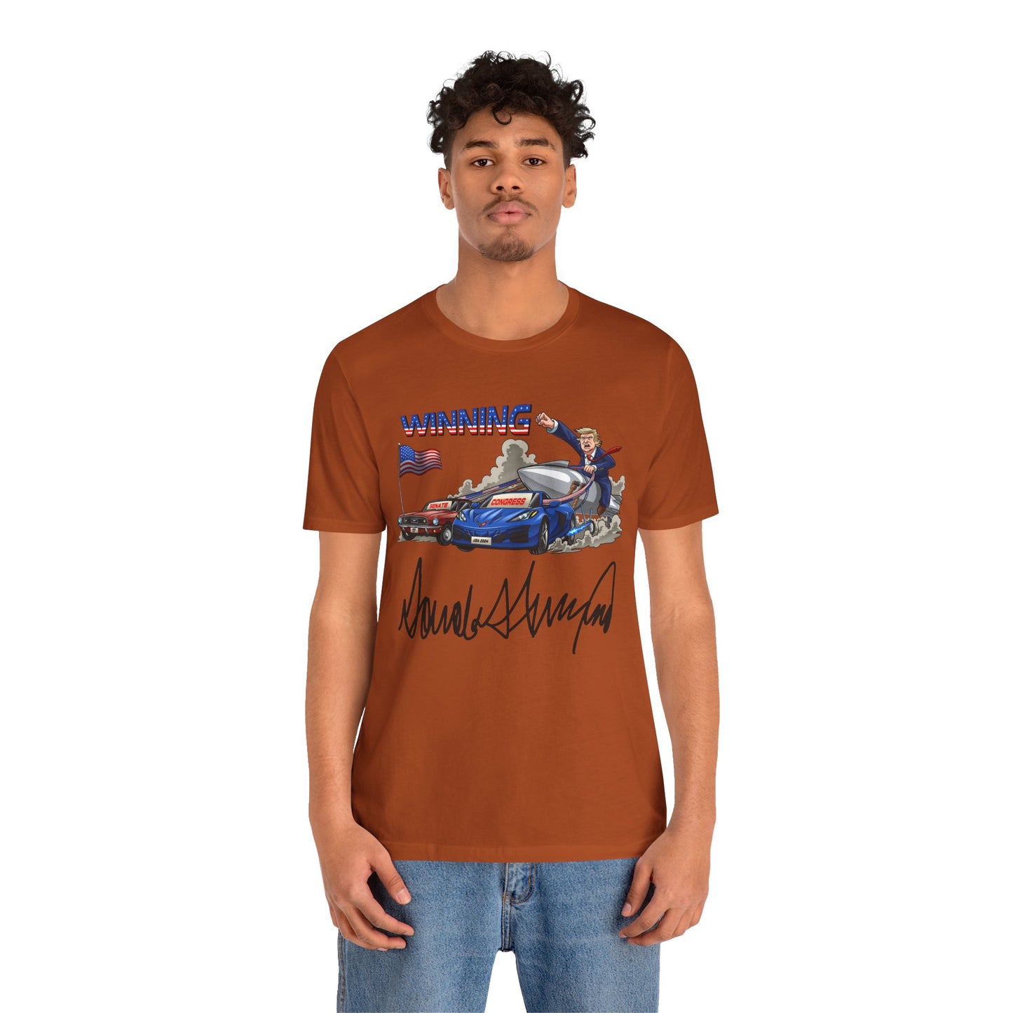 Trump Winning Unisex Tee with Signature