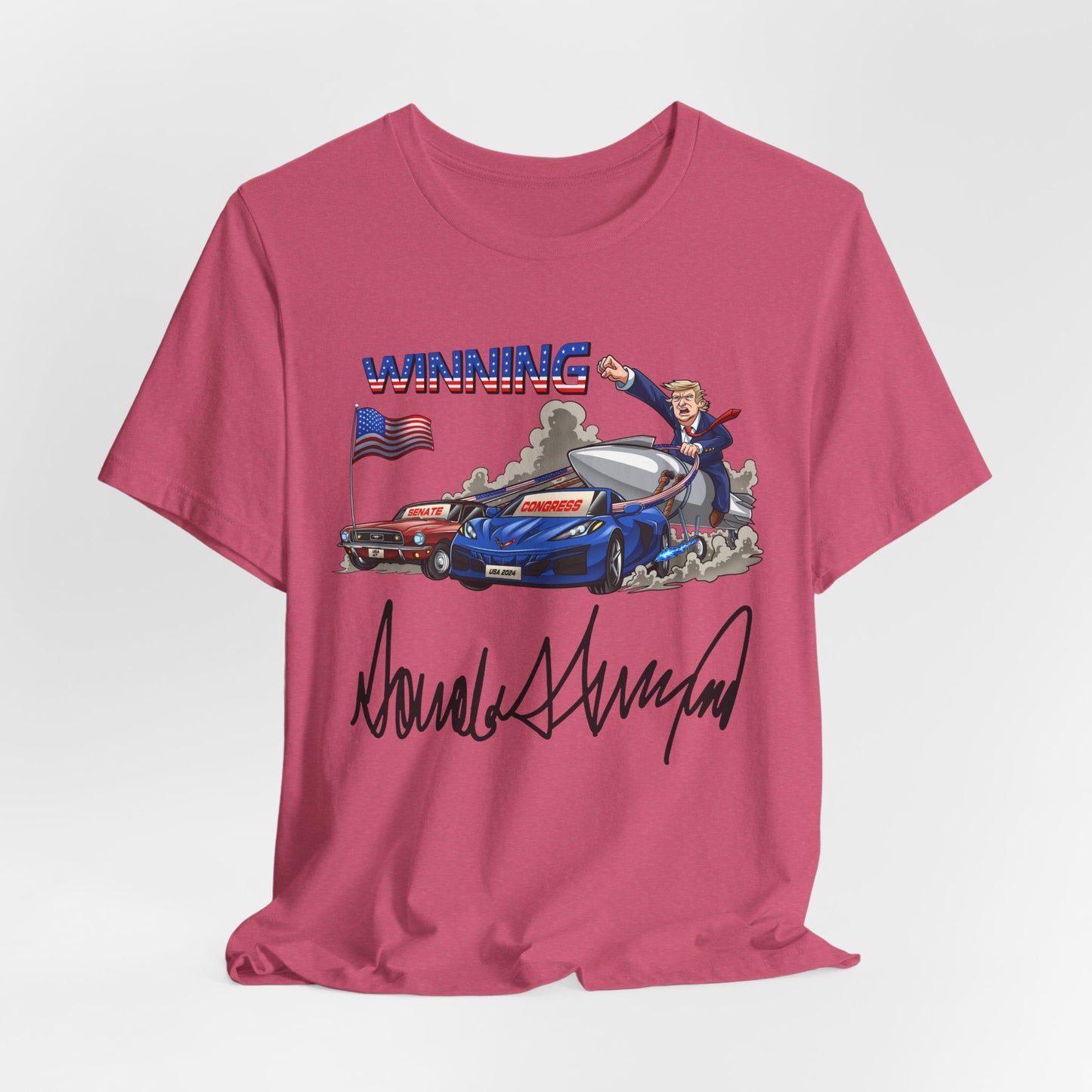 Trump Winning Unisex Tee with Signature