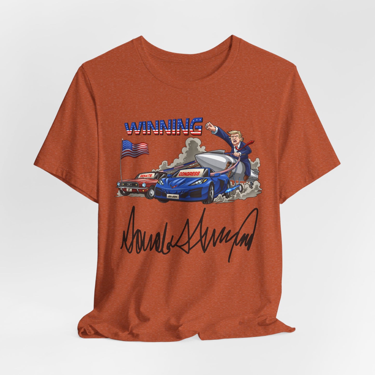 Trump Winning Unisex Tee with Signature
