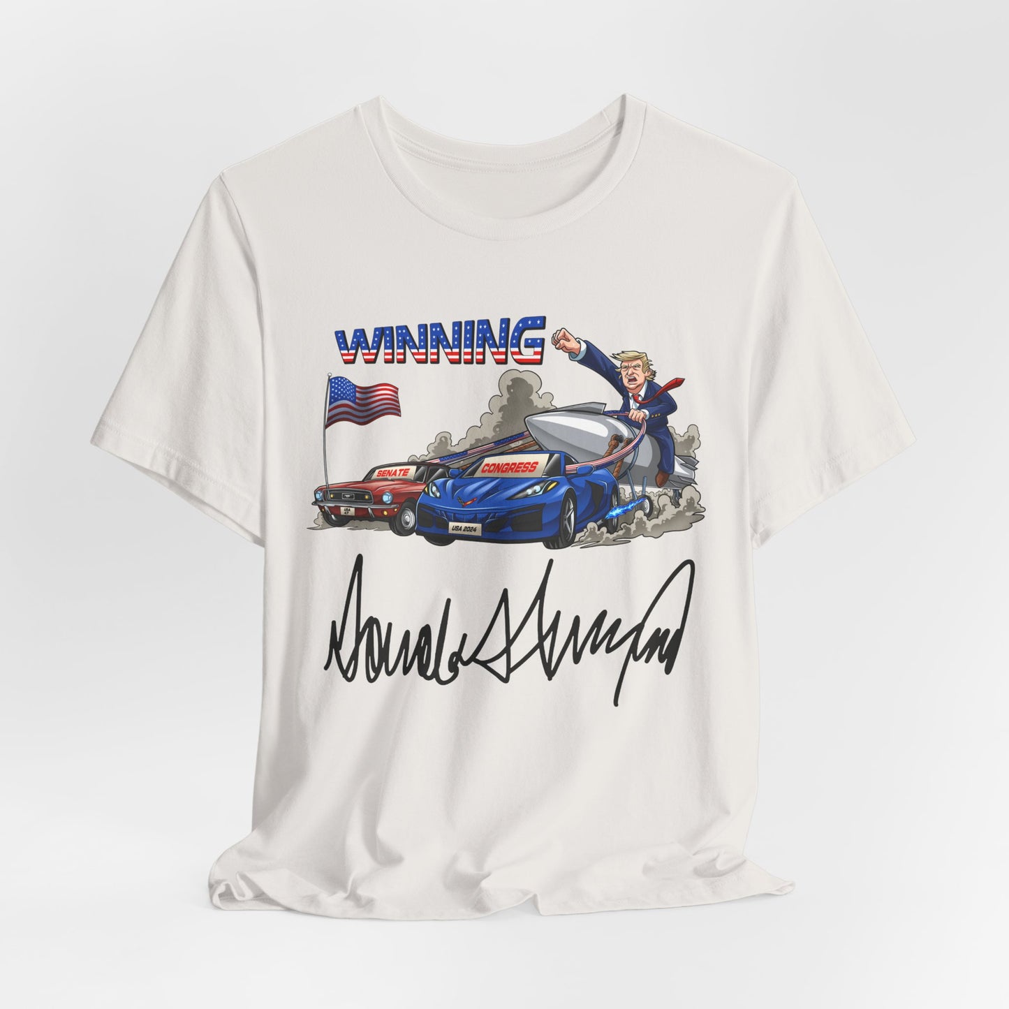 Trump Winning Unisex Tee with Signature