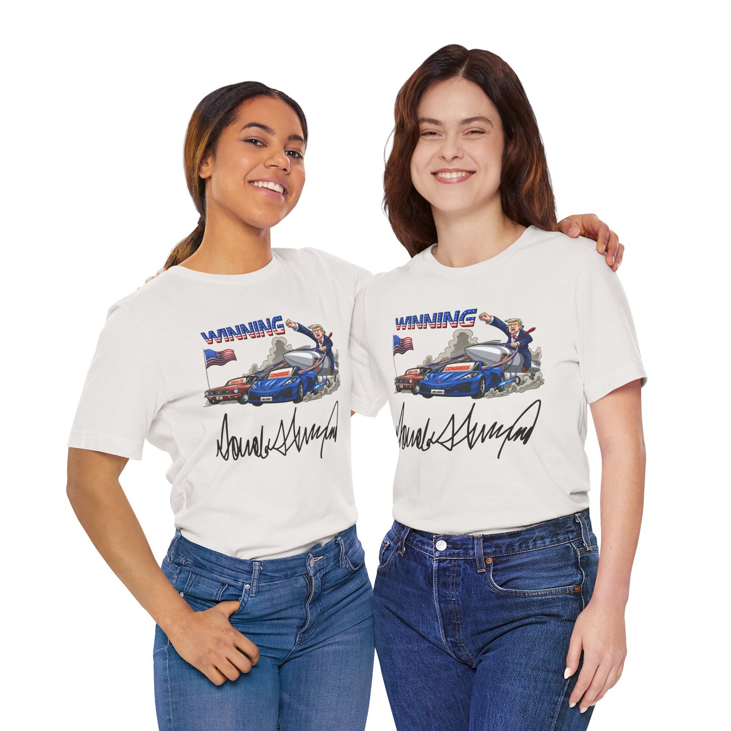 Trump Winning Unisex Tee with Signature