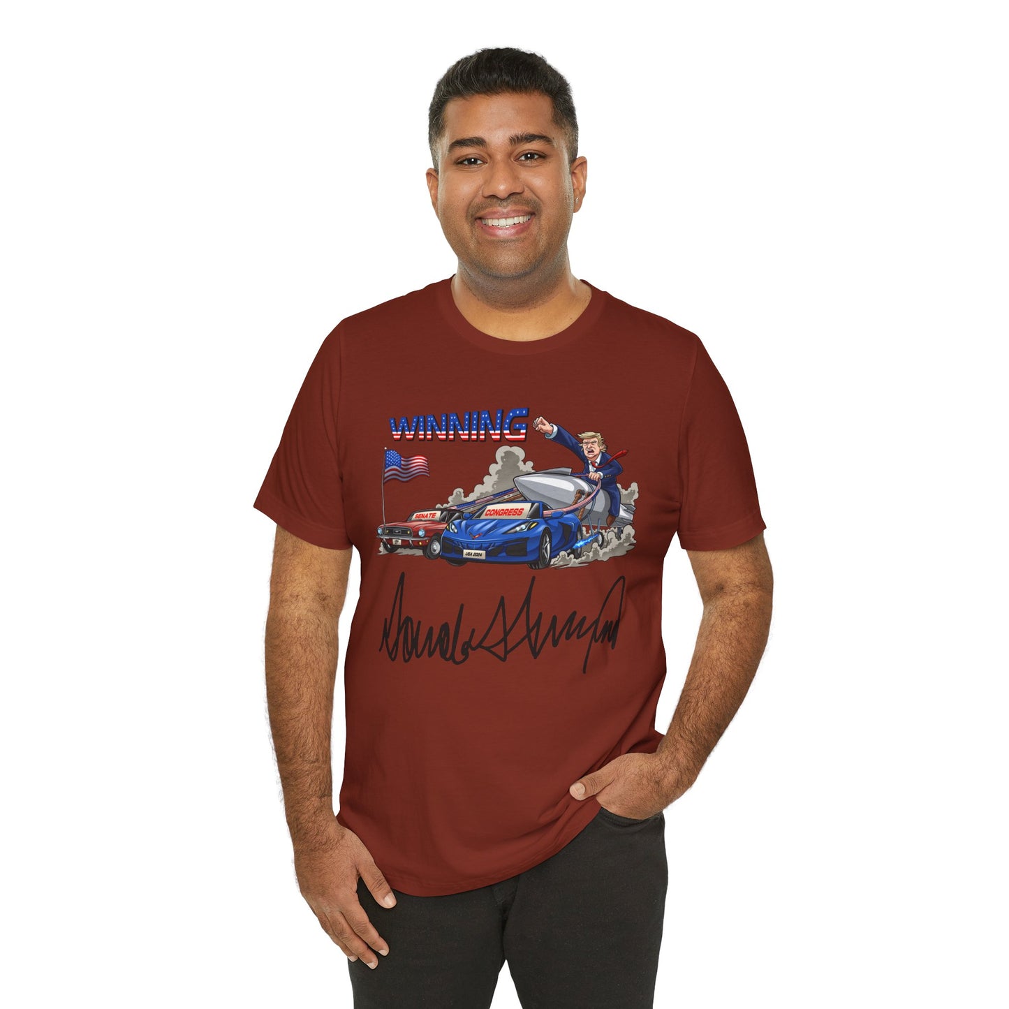 Trump Winning Unisex Tee with Signature