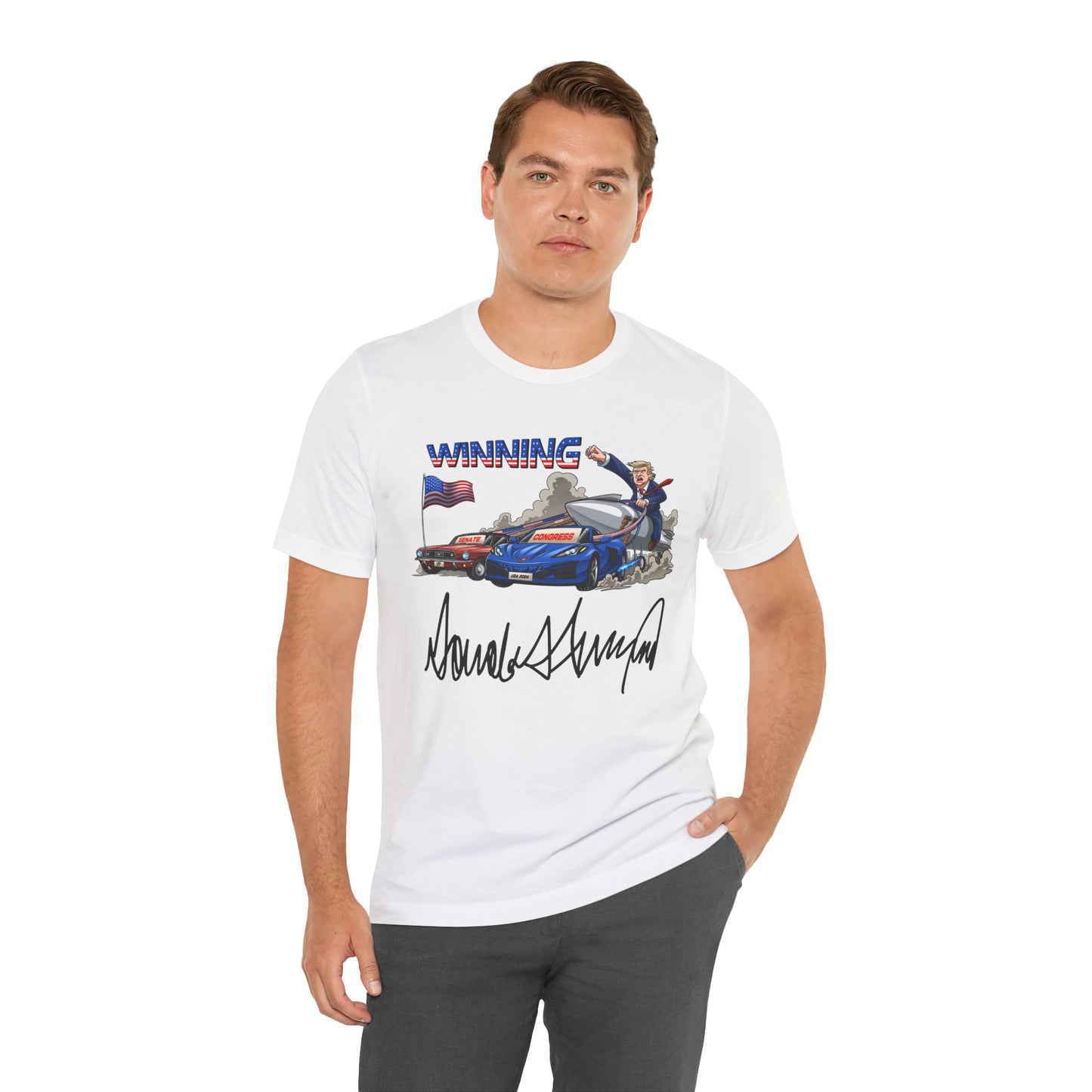 Trump Winning Unisex Tee with Signature