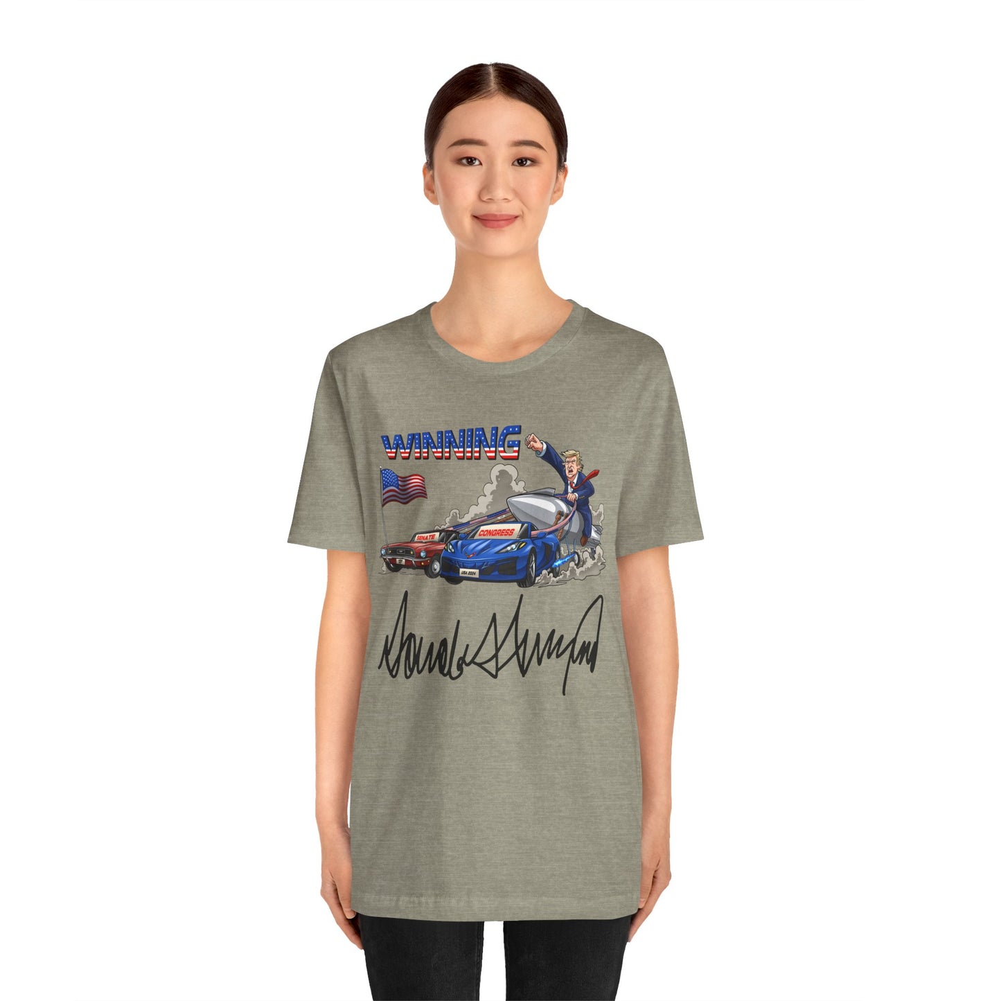 Trump Winning Unisex Tee with Signature