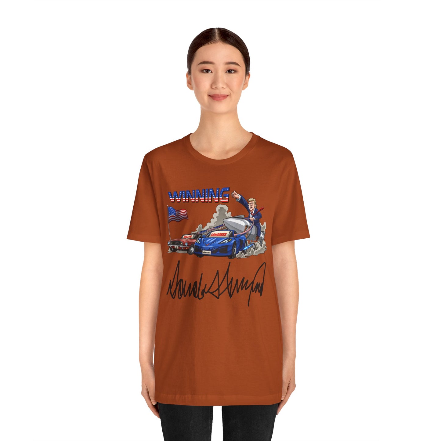 Trump Winning Unisex Tee with Signature
