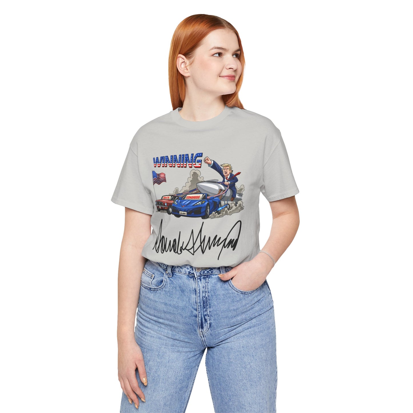 Trump Winning Unisex Tee with Signature