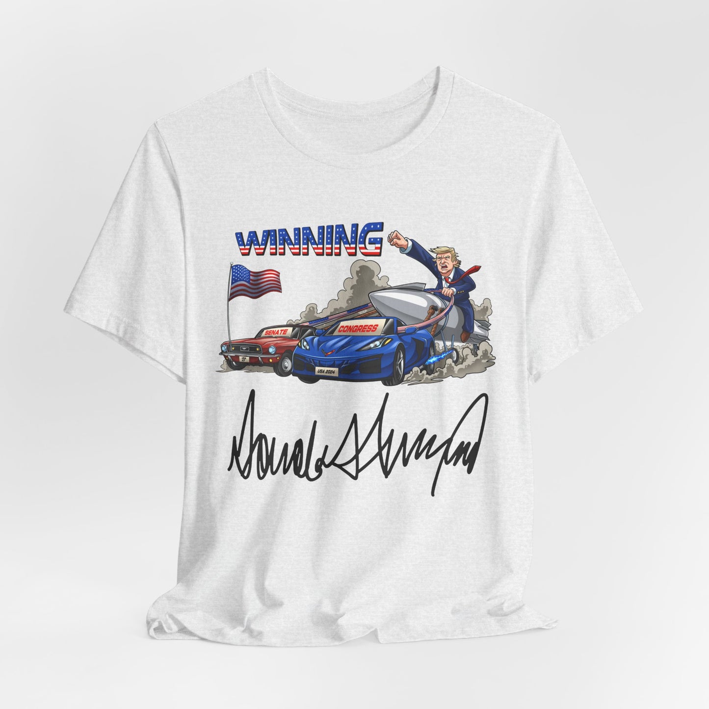 Trump Winning Unisex Tee with Signature