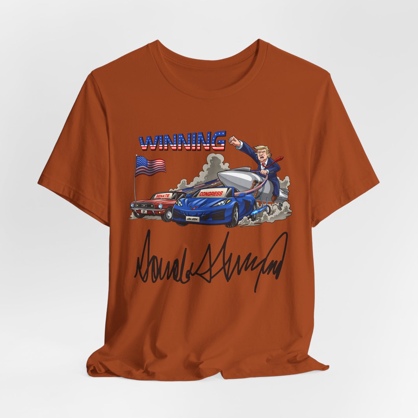 Trump Winning Unisex Tee with Signature