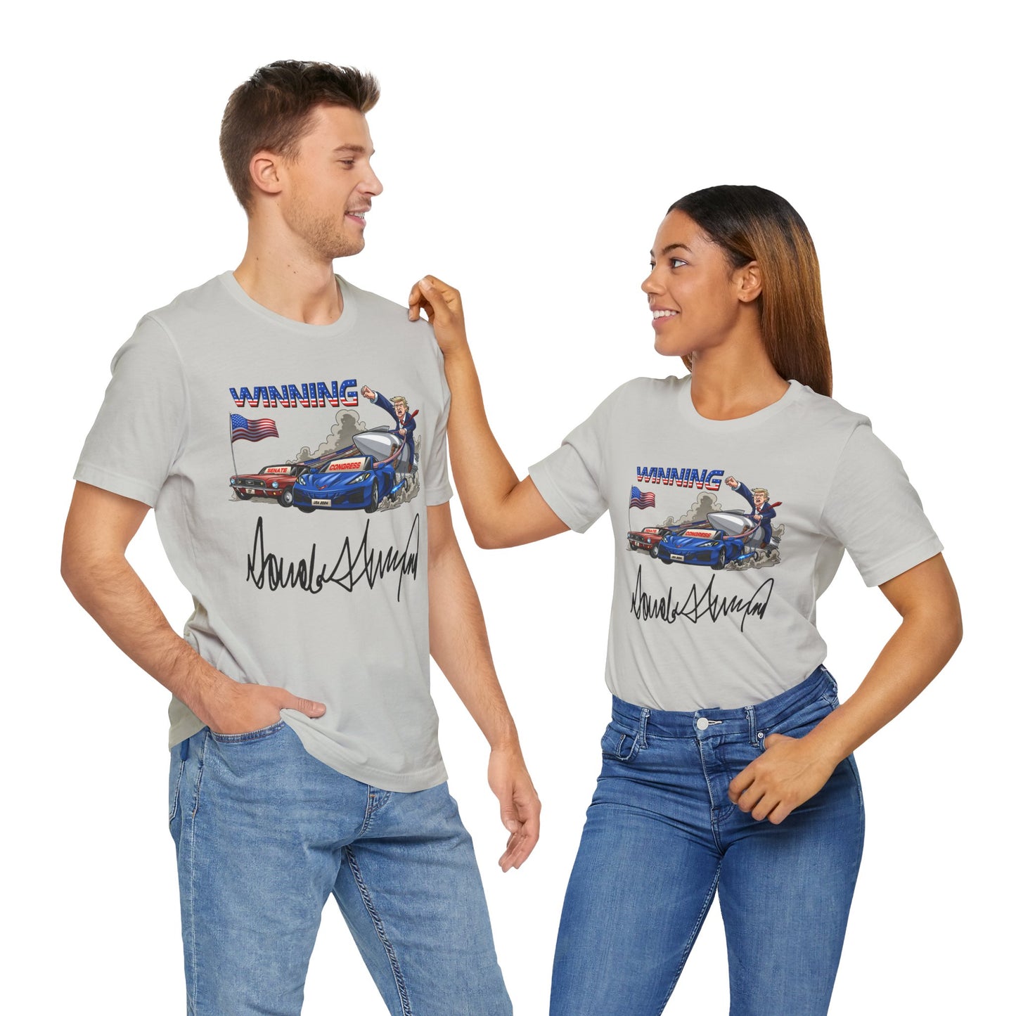 Trump Winning Unisex Tee with Signature