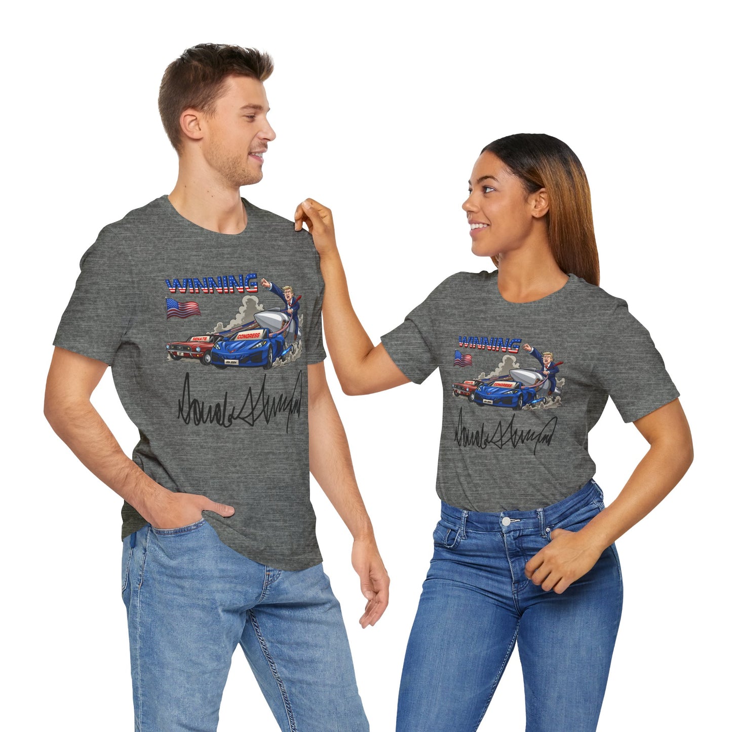 Trump Winning Unisex Tee with Signature