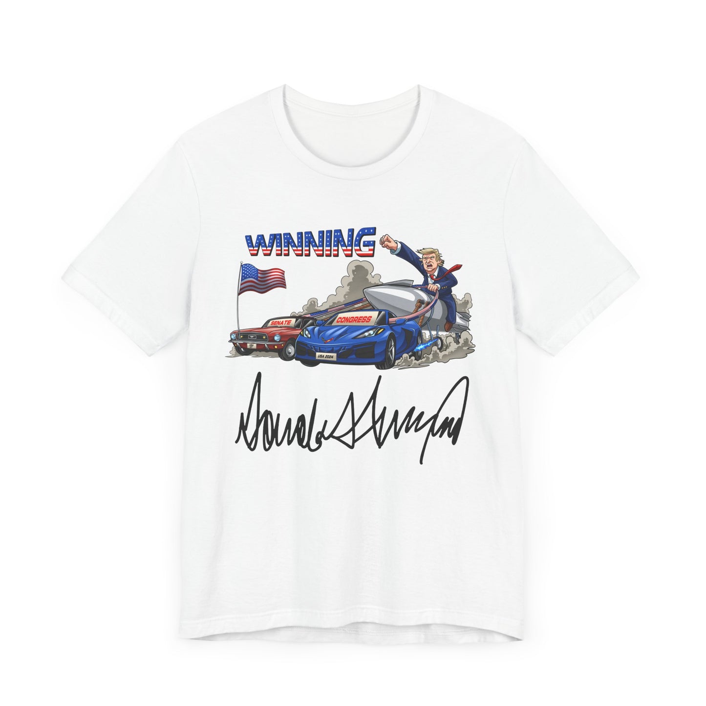 Trump Winning Unisex Tee with Signature