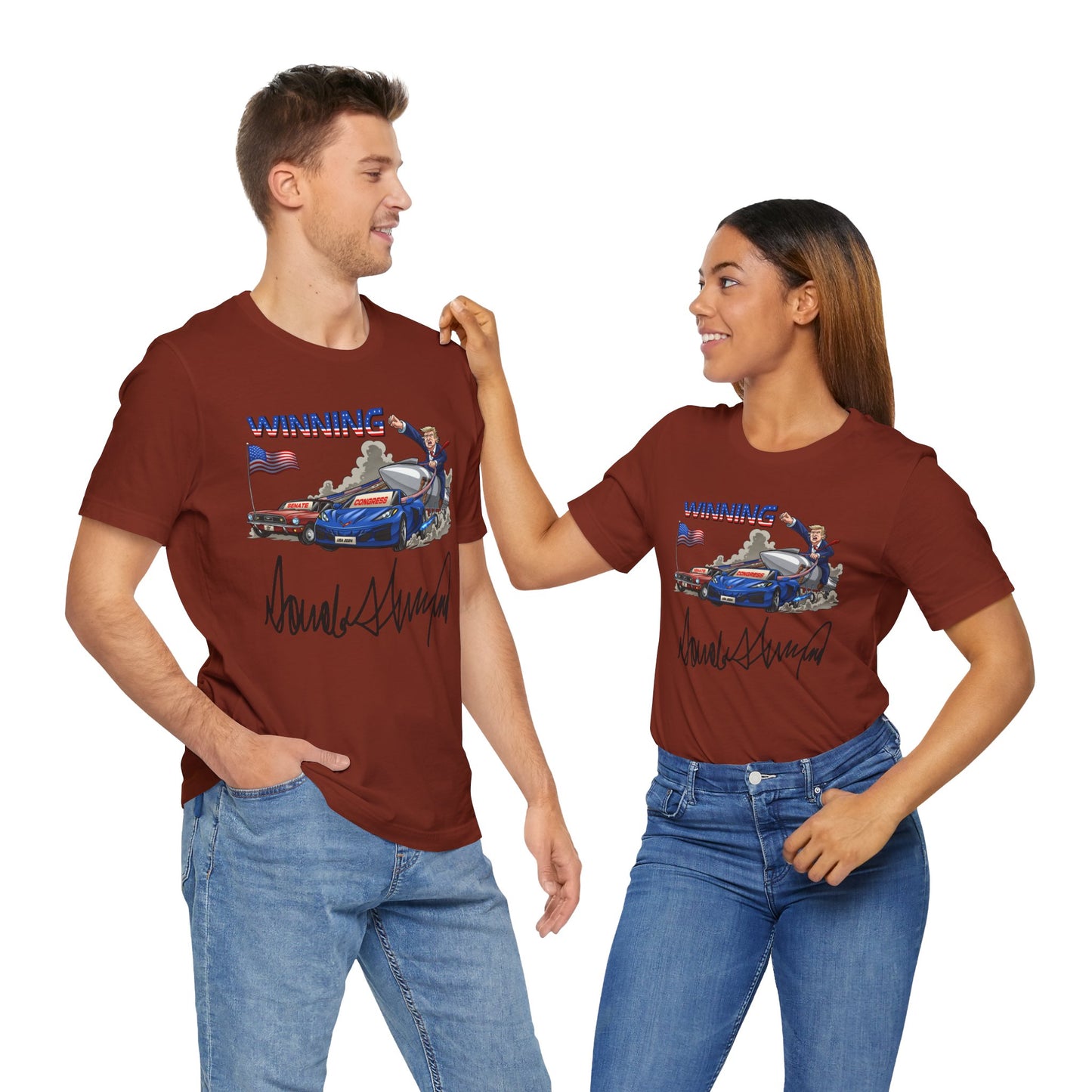 Trump Winning Unisex Tee with Signature