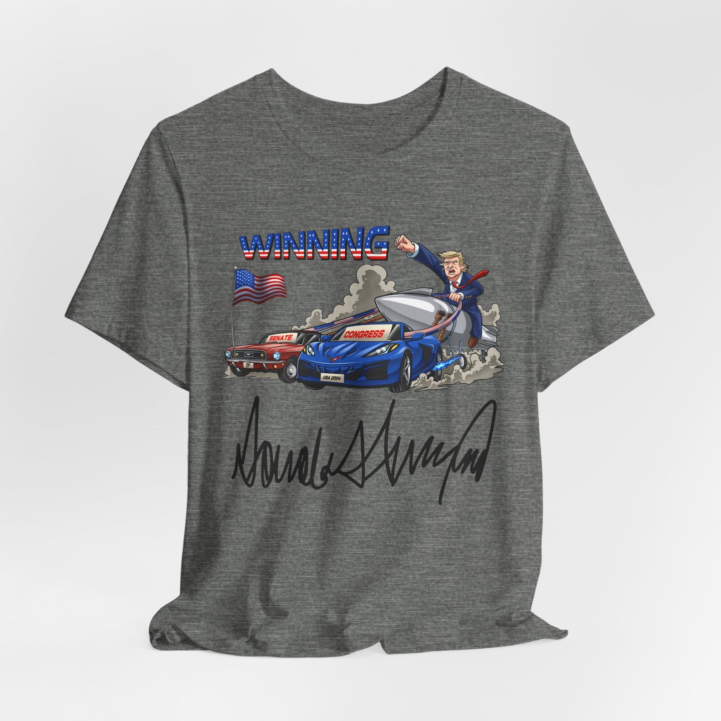 Trump Winning Unisex Tee with Signature