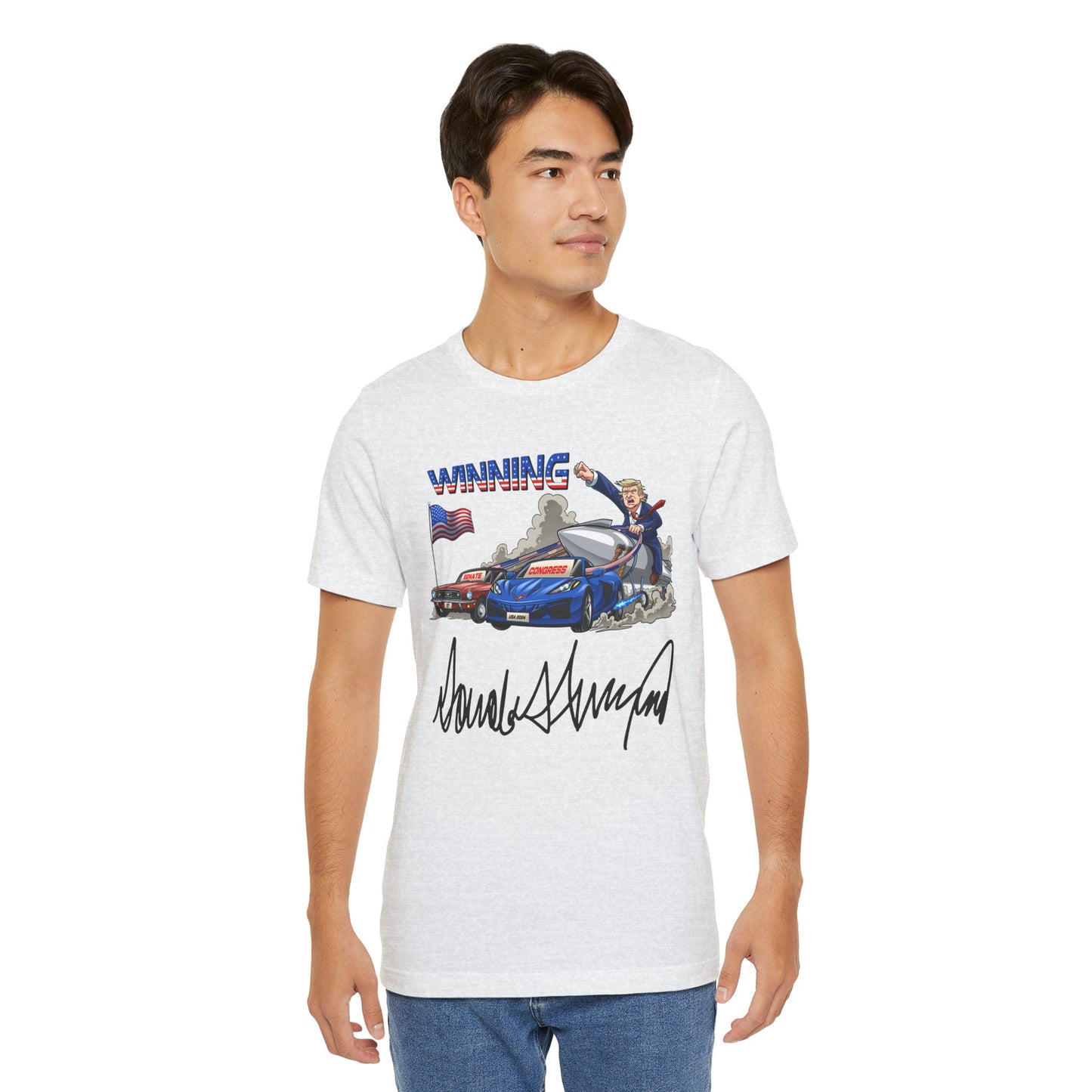 Trump Winning Unisex Tee with Signature