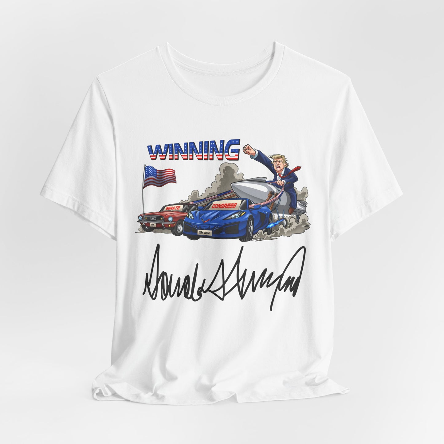 Trump Winning Unisex Tee with Signature