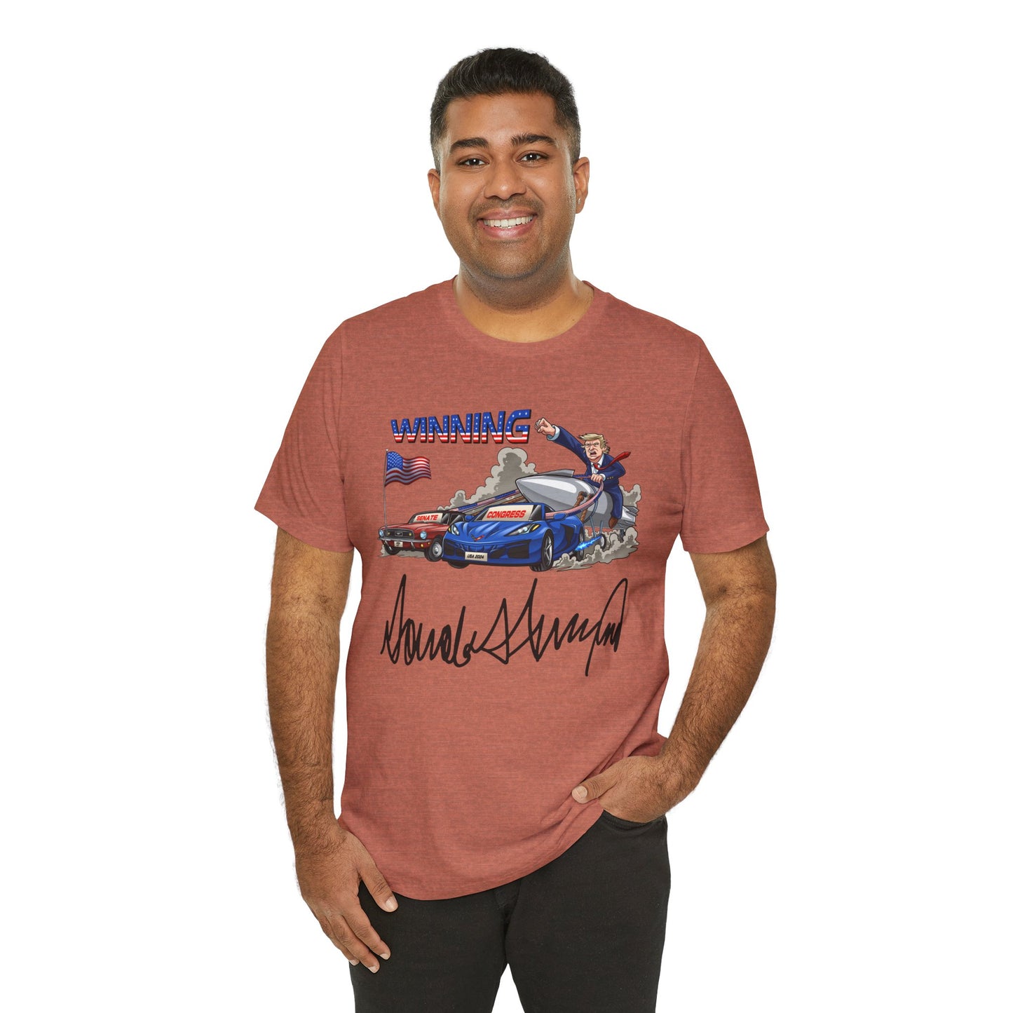 Trump Winning Unisex Tee with Signature