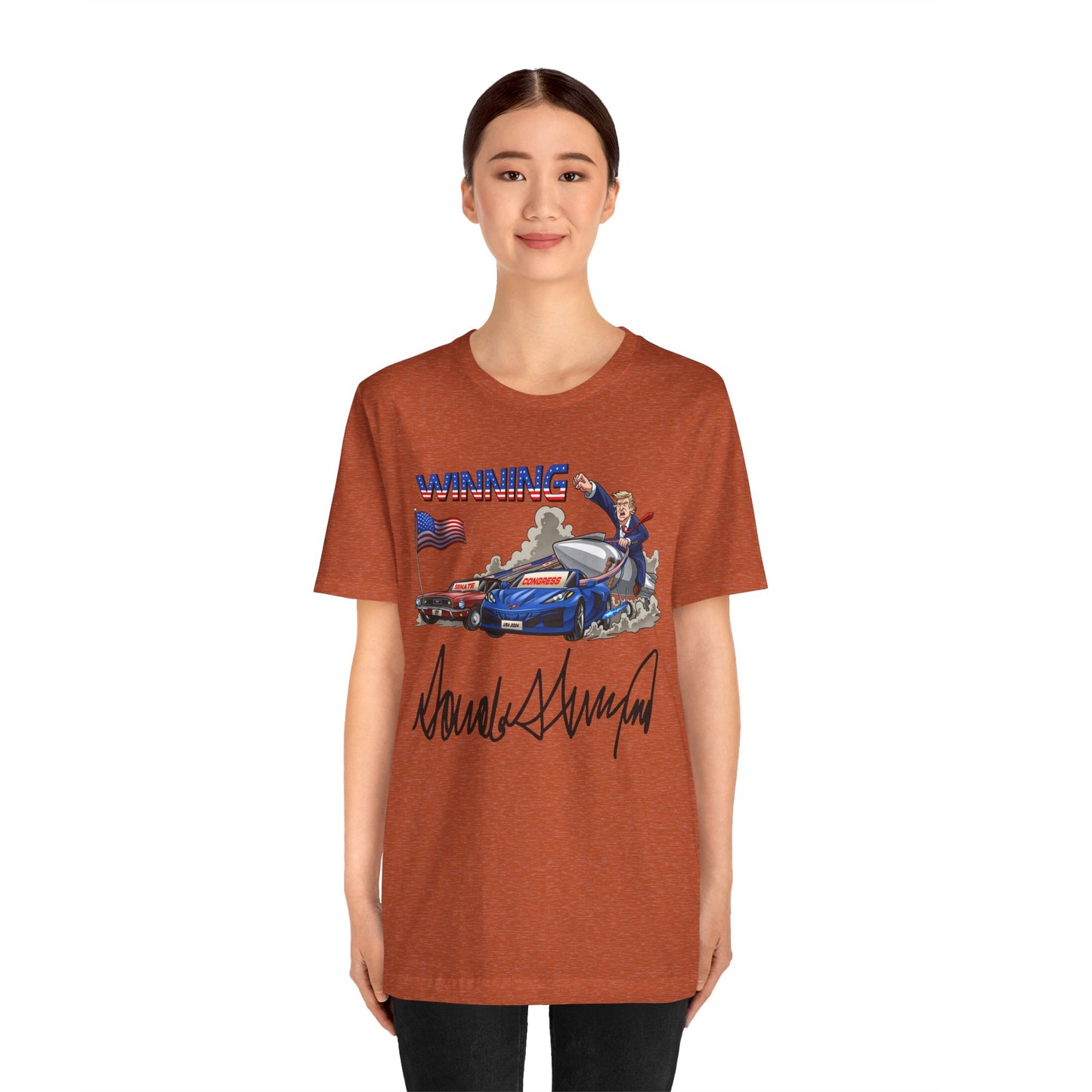 Trump Winning Unisex Tee with Signature