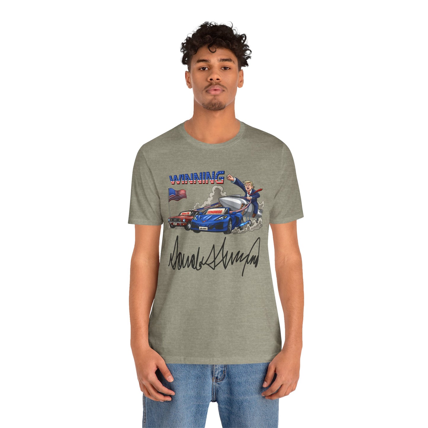 Trump Winning Unisex Tee with Signature