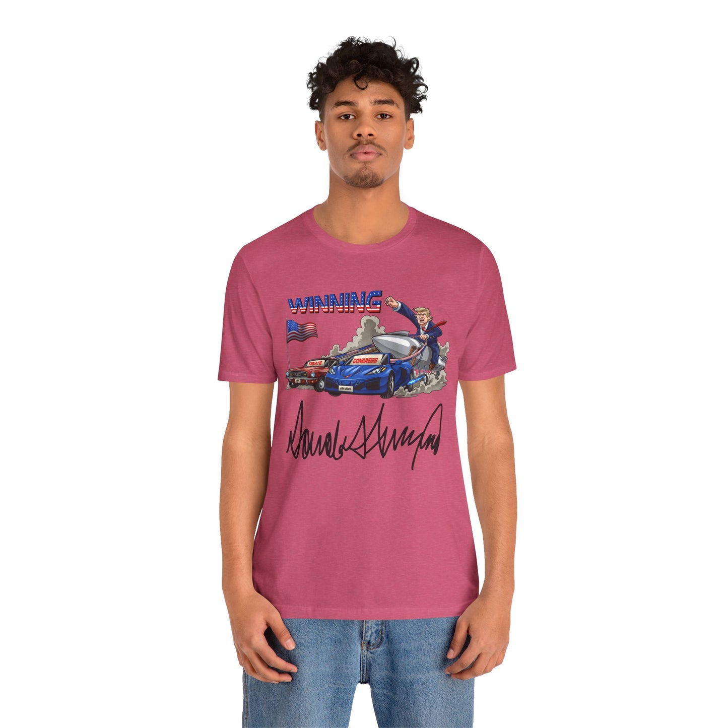 Trump Winning Unisex Tee with Signature