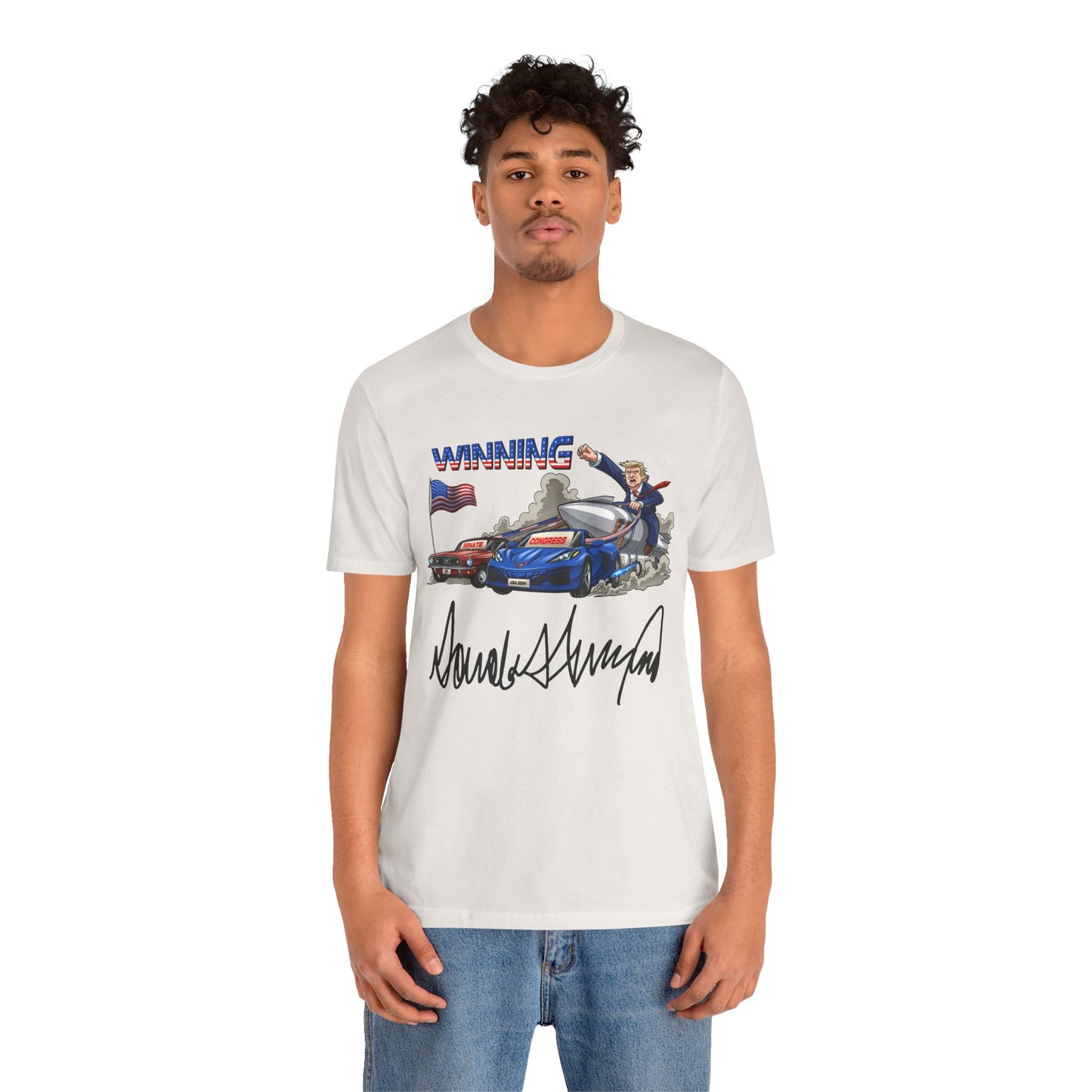 Trump Winning Unisex Tee with Signature