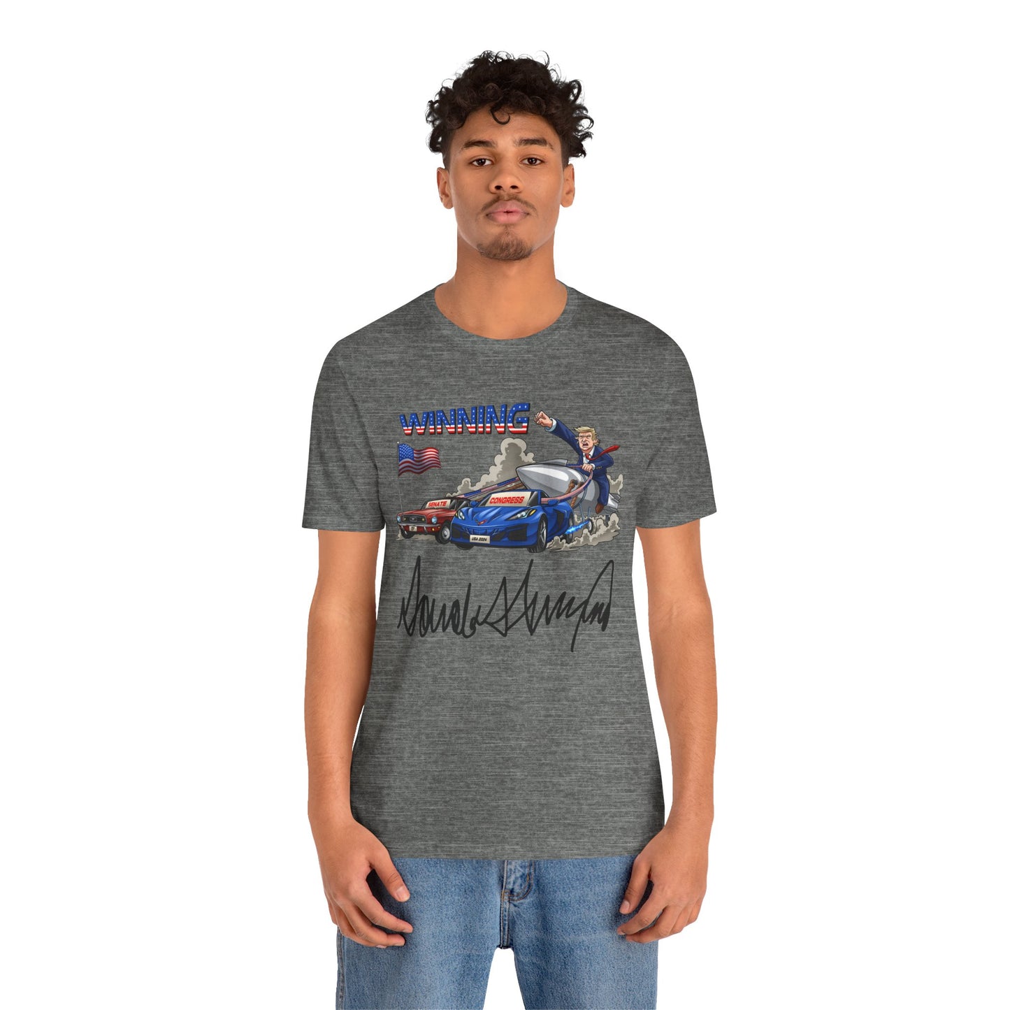 Trump Winning Unisex Tee with Signature